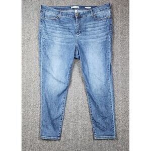 Code Bleu Soho Skinny Jeans Women 22W Blue Medium Wash High Rise Stretch